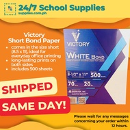 Bond Paper (Victory) 70gsm Short 500s S-20 lbs