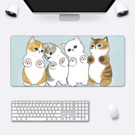 Cute Anime Mofusands Mousepad HD Printing Computer Gamers Locking Edge Non-slip Mouse Pad XXL90x40cm