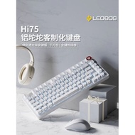 Leobog HI75 Wired Mechanical Keyboard 75% GASKER RGB Aluminum Hot Swappable Custom Keyboard With Kno
