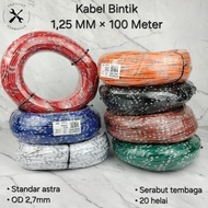 BODY SPOT CABLE 1,25MM x 100 METERS COPPER FIBER FOR CARS / MOTORCYCLES