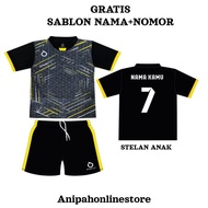 Ready Stok [ Free Sablon Nama Nomor ] Jersey Futsal Anak/ Baju