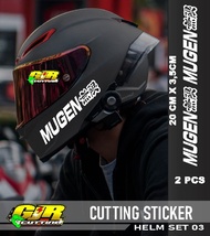 Sticker HELM Full Face MUGEN- Cutting Stiker Lis Variasi HELM SET 03
