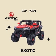 Mainan Anak Mobil Aki EJP 7734 Jeep Remote Rechargeable New / 7734+