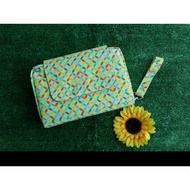 HIJAU BBO Soft Green Flower Tab (Bank Book Organizer) fits 7 inch Tabs