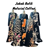 JUBAH BATIK LENGAN PANJANG / JUBAH BATIK / KAFTAN BATIK / JUBAH VIRAL