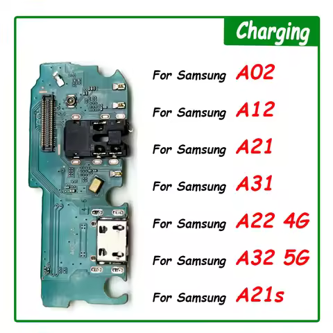 New For Samsung A02 A02S A12 A21 A22 A32 4G 5G USB Charger Port Jack Dock Connector Charging Board F
