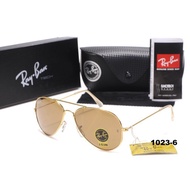 2025 Original Rayban Gold Brown Aviator Unisex Sunglasses