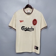 96-97 LFC Away Retro Soccer LIV Jersey Football*---