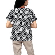 Women's Batik Tops Model 3 in 1 Shanghai Style - Women's Batik Blouse - S M L XL 2L 3L 4L 5L Best Se