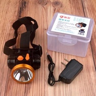 LED Headlamp Strong Light Rechargeable Ultra-Bright Head-Mounted Lithium Battery Small Flashlight Fi