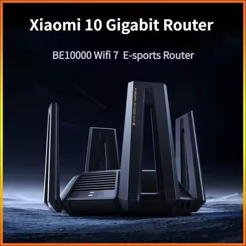 XIAOMI 10 Gigabit Router WIFi Tri-band Dual 10G Network Port 2GB RAM Game Acceleration Repeater USB 