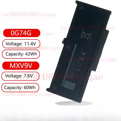 MXV9V 0G74G Laptop Battery For Dell Latitude 7400 7300 5310 5300 2-IN-1,P97G 829MX P99G P100G001 P96