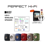 [FREE Audioquest Pearl HDMI Cable] KEF LSX II Wireless Hifi Speakers