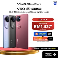 [Online Promo] vivo V50 5G 16*GB+256GB ZEISS Multifocal Portrait, IP69, 6000mAh+90W, 4K video, Live 