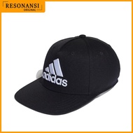 TOPI PRIA TERBARU ADIDAS ORIGINAL SNAPBACK LOGO CAP HITAM-PUTIH KEREN