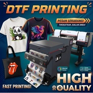 DTF Custom printing dtf film printing Iron On Heat Transfer Patch head press film DTF Heatpress Film