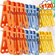 20Pcs Clothes Pegs Washing Line Hang Pins Windproof Clamps Spring Clips for Home Travel Organization