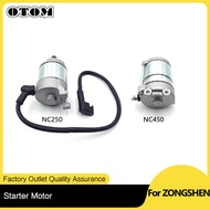 OTOM 8 and 9 Teeth Motorcycle Electric Starter Motor Start For ZONGSHEN NC250 NC250S NC300S NC450 AV