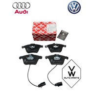 ( 100% FEBI BILSTEIN ) AUDI A4 B7 A6 C6 TT FRONT DISC BRAKE PAD WITH SENSOR ( 4F0698151D )