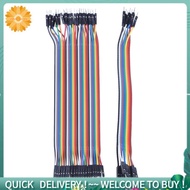 40Pcs 20Cm 2.54Mm Male To Male Breadboard Jumper Wire Cable for