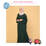 Plus Size One Piece Long Dresses Jubah Oversize XXXXL 4XL