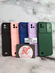 realme c20 - realme c11 - softcase case slide kamera realme c11 2021 - c11 2021 ungu-random