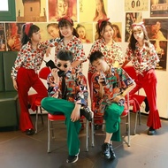 Children Retro Hong Kong Style Flared Pants Catwalk Costume Studio Girls 8090s Theme Shooting Whole 