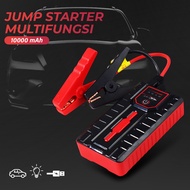 POWER Jump Jumper Starter Standard Power Bank USB Flashlight 12V 10000mAh - JX-57 - Black/Red Batter