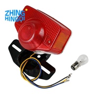 Motorcycle Brake Tail Light Tail Light Assembly with Bulb for  CT70 CT90 CT125 XL70 CL70 CL90 Jialin