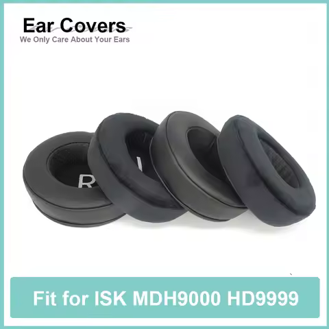 Earpads For ISK MDH9000 HD9999 Headphone Earcushions Protein Velour Pads Memory Foam Ear Pads