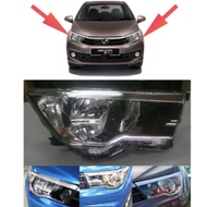 Perodua BEZZA ( 2016 - 2019 ) Eyelid eyeslid eyebrow Head Lamp Eye Lid Cover eyelip EYES LIP Ori pai