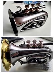 CarolBrass Mini Pocket Trumpet 全新卡羅爾黑鷹款迷你小號 降價