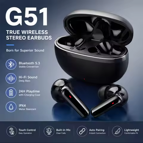 100% Original Lenovo Earphones TWS Bluetooth Headset HiFi Wireless Headphones Mic Noise Reduction Ea