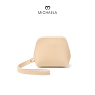 MICHAELA Trapezoidal Mini Coin Purse For Lipstick Coins Cards Keys Zip Around Pouch Bag MLP55049 2Q