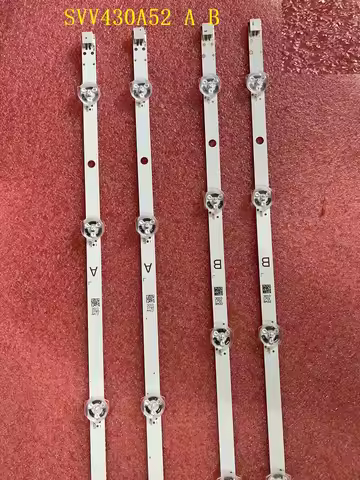LED strip For Panasonic TX-43GS352B TX-43GX551B 43HK25T74U Toshiba 43V5863DG 43V5863DB 43T6863DB 43V