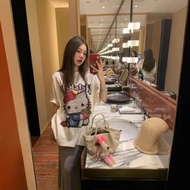 Pure Cotton Cute Cartoon Print T-shirt for Women - Sizes XS to XXL | Malaysia