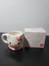 北海道小樽銀之鐘  Hello kitty 咖啡杯