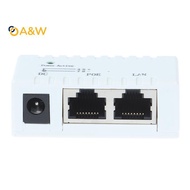 A&W 12V - 48V Passive POE injector for IP Camera VoIP Phone Netwrok AP device