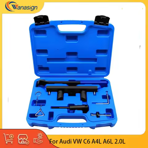 Engine Parts Camshaft Timing Tool Kit Fit 2.0 L L4 Gas For Audi VW C6 A4L A6L 2.0L Turbo FSI TFSi BP