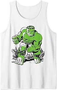 The Incredible Hulk Retro Comic Art Tank Top