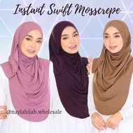 PREMIUM INSTANT SHAWL IRONLESS - INSTANT SWIFT MOSSCREPE 1 LOOP