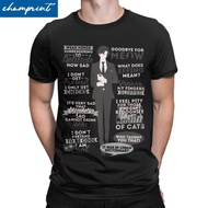 Cotton T Shirt Men's s Cat Addict Quotes Novelty Shirt Mystic Messenger 707 Jumin MM BG Otome Game C
