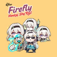 HONKAI STAR RAIL FIREFLY STICKER | FIREFLY HSR VINYL GLOSSY WATERPROOF STICKER