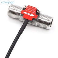 COLO External Thread Stainless Steel Flow Sensor Fluidmeter Counter for Water Heater