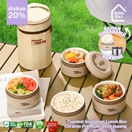 Thermal Insulation Lunch Box Ceramic Japanese Style - Level Lunch Box - Insulated Lunch Box