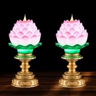 Buddhist lamp made of glass led Lanterns, Buddhist lamps, decorative lamps, electronic lamps, ever-b