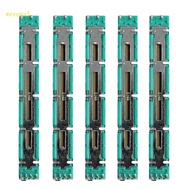 5 Pcs  75 MM Double B10K Original B10KX2  Pot Mixer Fader