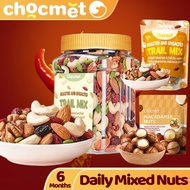 CHOCMET 7 In 1 Trail Mix Mixed Nuts and Fruits Daily Snacks Macadamia Nuts Healthy Snack