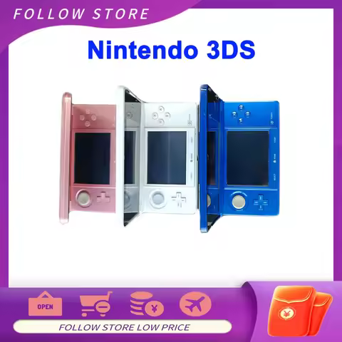 Stock For Nintendo 3DS Game Console with Homebrew / FBI / Free 3DS Games / Original Motherboard / Re
