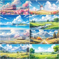 Fish Tank Background Painting Sticker 3 Three-Dimensional High-Definition Aquarium Wallpaper Betta F